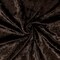 Brown Poly Spandex Stretch Crushed Velvet Knit Fabric By the Yard
